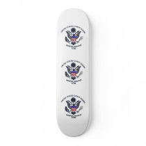 USCG Flag Emblem Skate Boards