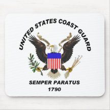 USCG Semper Paratus LIGHT Mousepad