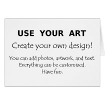 Use Your Art create your own unique designs Card