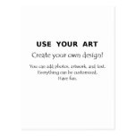 Use Your Art create your own unique designs Post Card