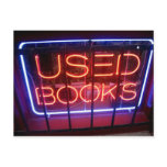used books postcard