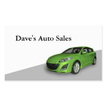 Used Car Dealer Business Card