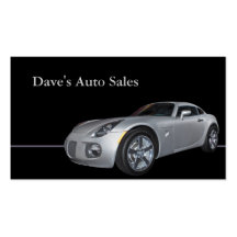 Used Car Dealer Business Card Template
