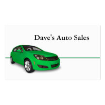 Used Car Dealer Business Card Template