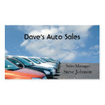 Used Car Dealer Business Cards