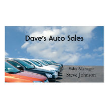 Used Car Dealer Business Cards