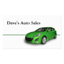 Used Car Dealer Business Cards
