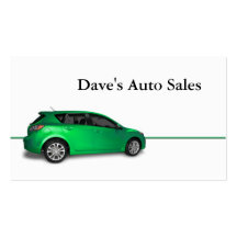 Used Car Dealer Business Cards