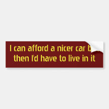 Used Cars Bumper Stickers