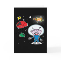 Used Spaceships - Greeting Card cards