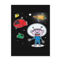 Used Spaceships - Postcard postcards
