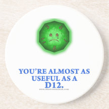 Useful As a D12 Beverage Coaster