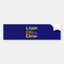 user hell desk autoaufkleber