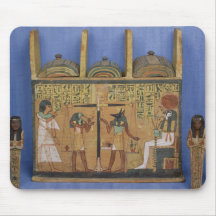 Ushabti casket with a scene of psychostasis mouse pads