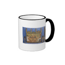 Ushabti casket with a scene of psychostasis coffee mug