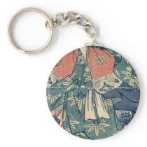 Ushiwakamaru by Utagawa, Yoshikazu, fl.  Ukiyoe Key Chain