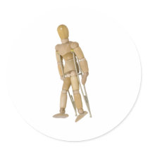 UsingCrutches013110 Stickers
