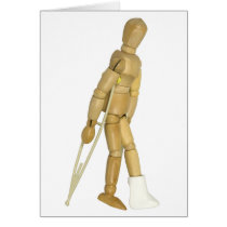 UsingCrutches031910 Greeting Card