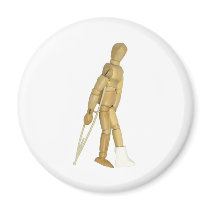 UsingCrutches031910 Refrigerator Magnets