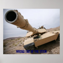 USMC M1 Wrong End of the Stick! Poster