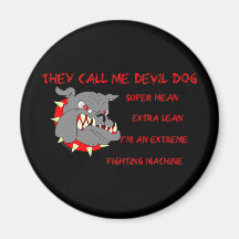 USMC They Call Me Devil Dog Fridge Magnets
