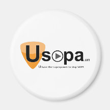 USOPA, you have the superpowers to stop SOPA Fridge Magnets
