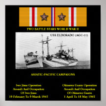USS ELDORADO (AGC-11) POSTERS