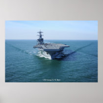 USS George H. W. bush Print