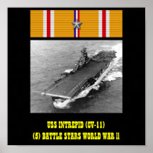 USS INTREPID (CV-11) POSTER