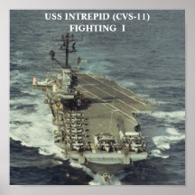 USS INTREPID (CVS-11)  POSTER