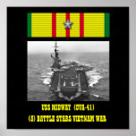 USS MIDWAY  (CVA-41)  POSTER posters
