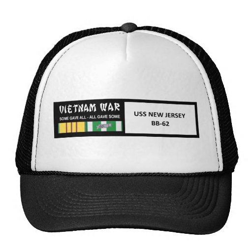 USS NEW JERSEY VIETNAM WAR VETERAN HAT