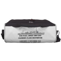 USS Paul Jones  (DD-230) Computer Bag