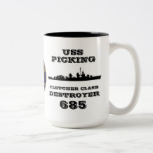 USS Picking (DD-685) Coffee Mugs