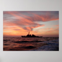 USS Ramage (DDG 61) Poster