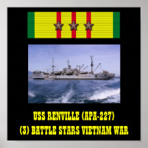 USS RENVILLE (APA-227) POSTER
