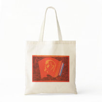 USSR CCCP Cold War Soviet Union Propaganda Posters Tote Bag