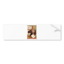 USSR CCCP Cold War Soviet Union Propaganda Posters Bumper Sticker
