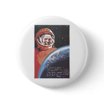 USSR CCCP Cold War Soviet Union Propaganda Posters Pinback Button