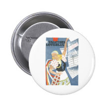 USSR CCCP Cold War Soviet Union Propaganda Posters Button