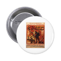 USSR CCCP Cold War Soviet Union Propaganda Posters Button