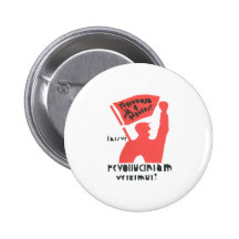 USSR CCCP Cold War Soviet Union Propaganda Posters Button
