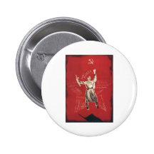 USSR CCCP Cold War Soviet Union Propaganda Posters Pinback Buttons