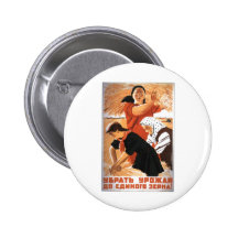 USSR CCCP Cold War Soviet Union Propaganda Posters Pinback Button