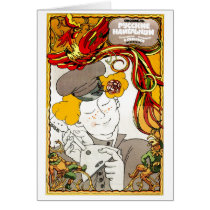 USSR CCCP Cold War Soviet Union Propaganda Posters Greeting Card