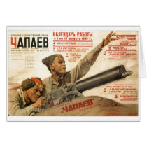 USSR CCCP Cold War Soviet Union Propaganda Posters Card