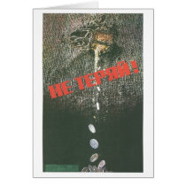 USSR CCCP Cold War Soviet Union Propaganda Posters Greeting Cards