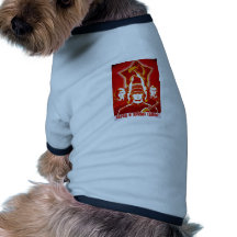 USSR CCCP Cold War Soviet Union Propaganda Posters Doggie Tee Shirt