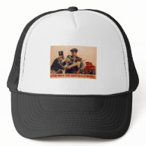 USSR CCCP Cold War Soviet Union Propaganda Posters Hat