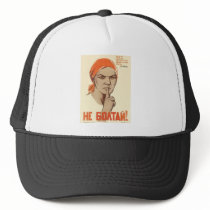 USSR CCCP Cold War Soviet Union Propaganda Posters Trucker Hats